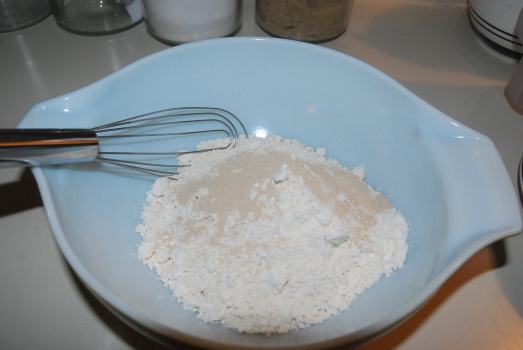 Whisk together dry ingredients
