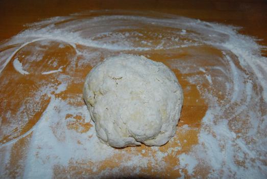 Knead the dough for 5 minutes